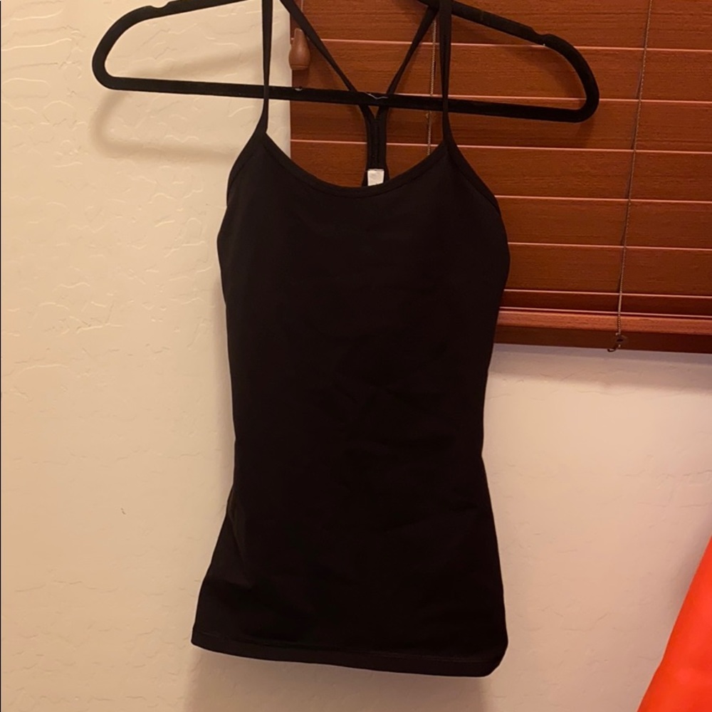 Lululemon Power Y Tank Top Black